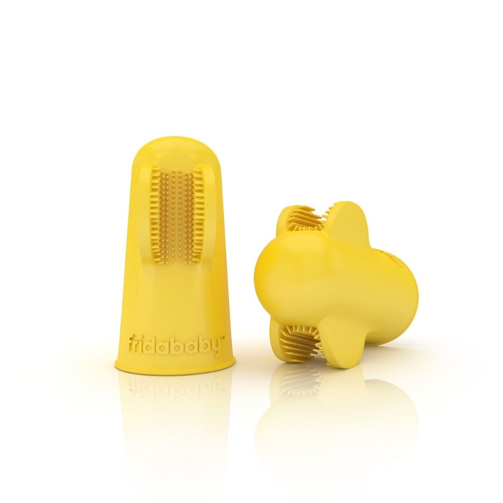 Spazzolino da dito in silicone doppio