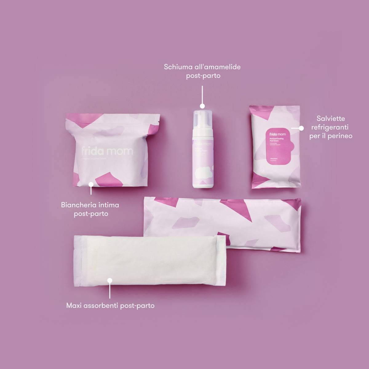 Kit essenziale per il recupero post-parto