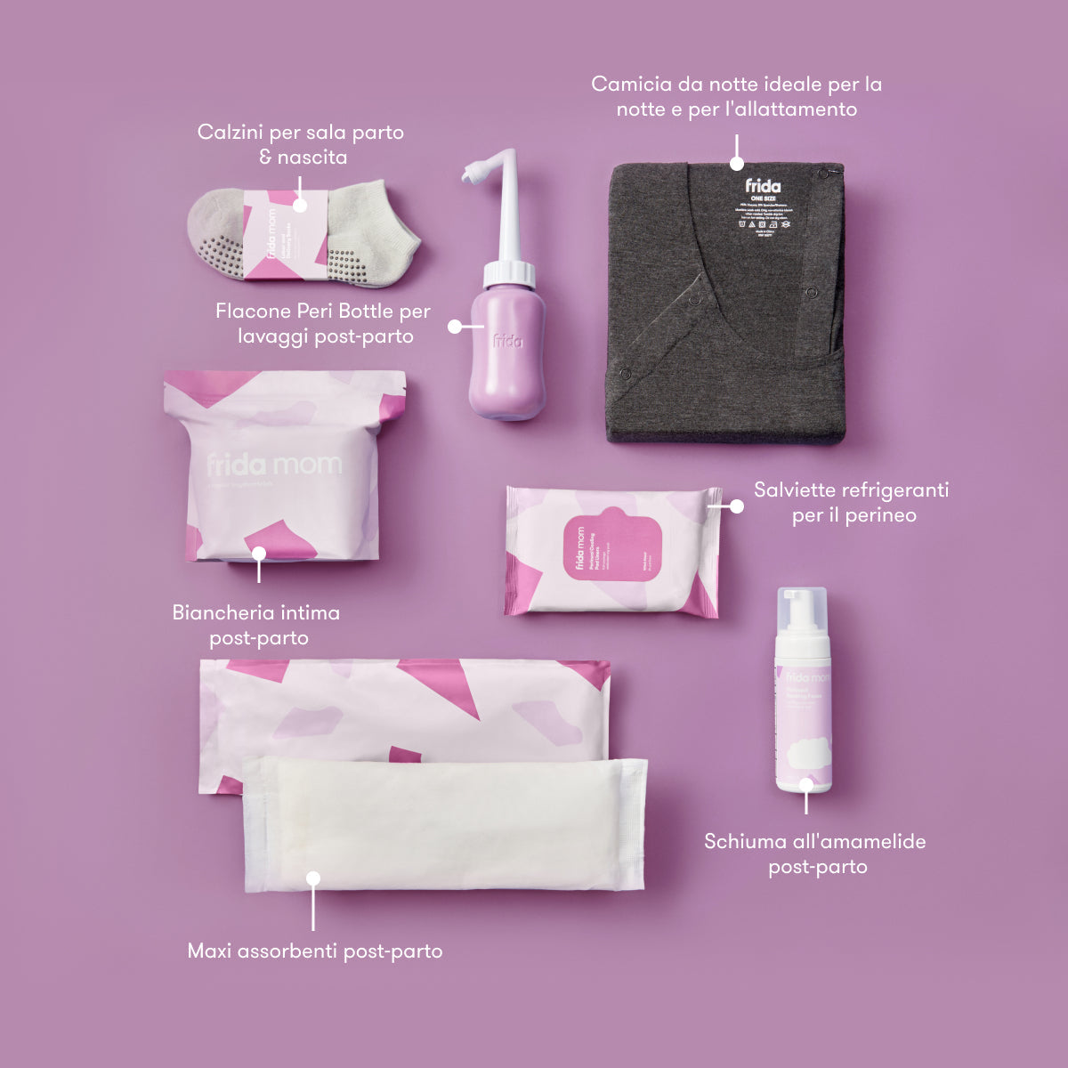 Kit per il travaglio e recupero post-parto