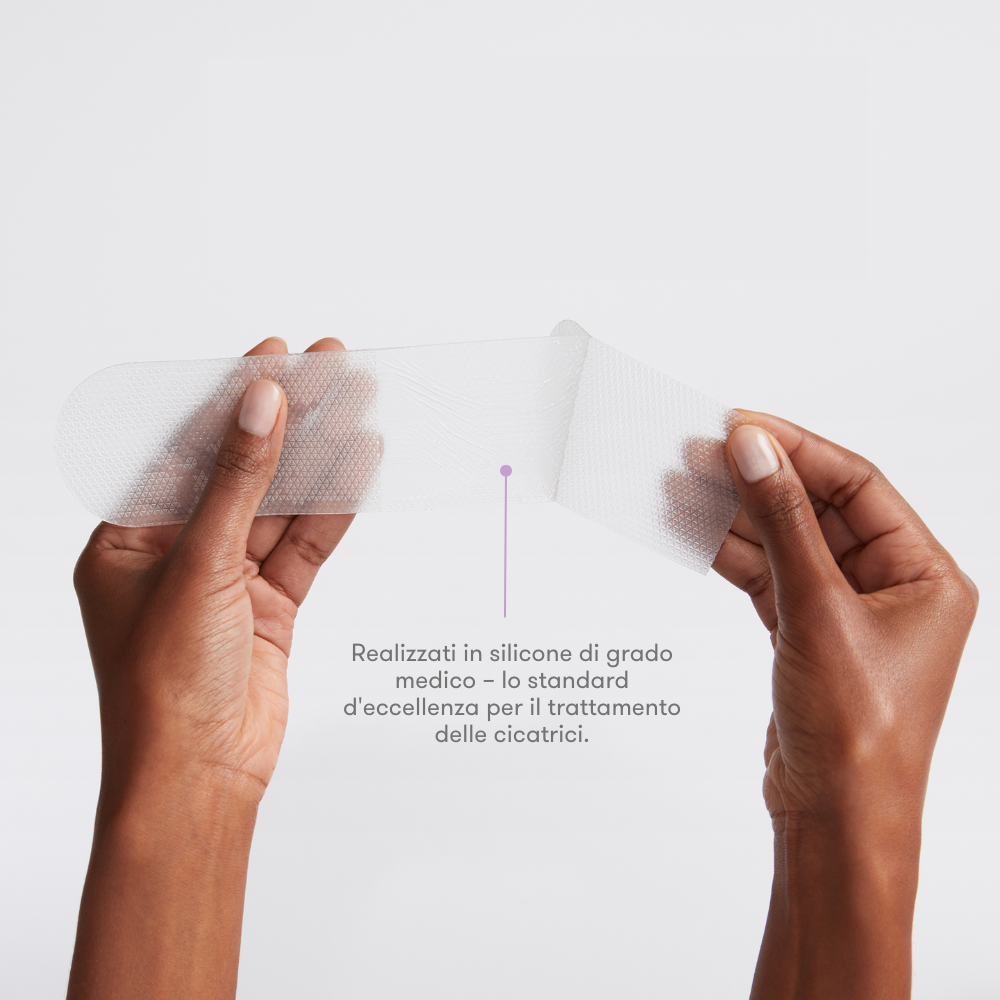 Cerotti Frida Mom in silicone medicale per cicatrice da parto cesareo (6 pezzi)